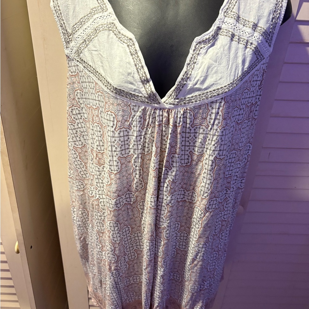 Cynthia Rowley White and Pink Tank Top